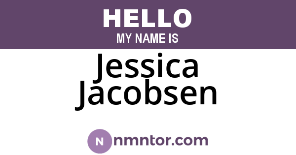 Jessica Jacobsen