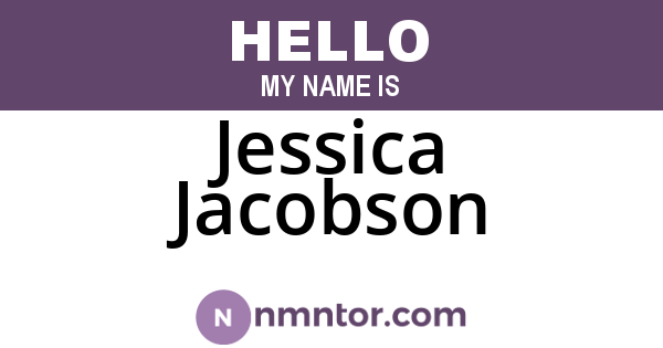 Jessica Jacobson