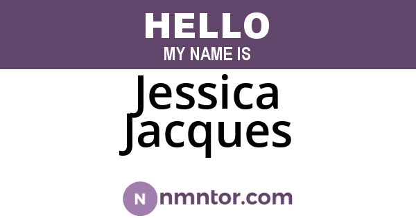 Jessica Jacques