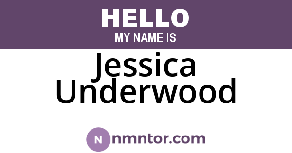 Jessica Underwood