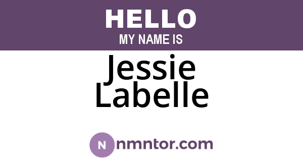 Jessie Labelle