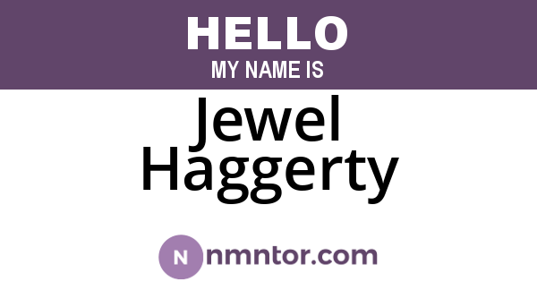 Jewel Haggerty