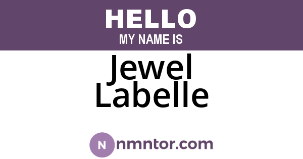 Jewel Labelle