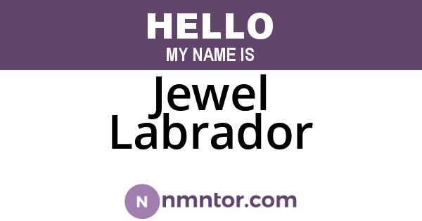 Jewel Labrador