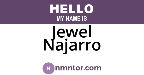 Jewel Najarro
