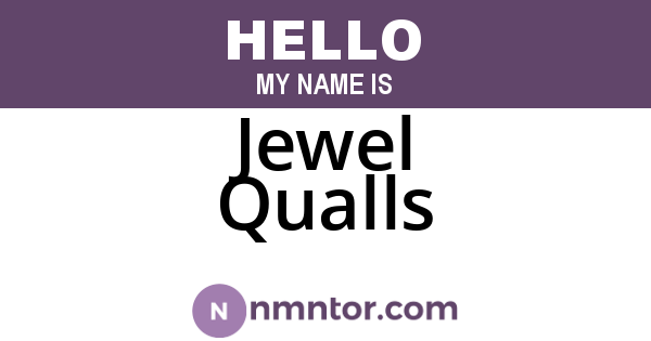 Jewel Qualls
