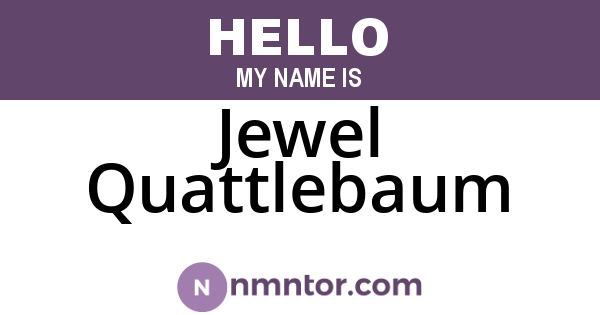 Jewel Quattlebaum