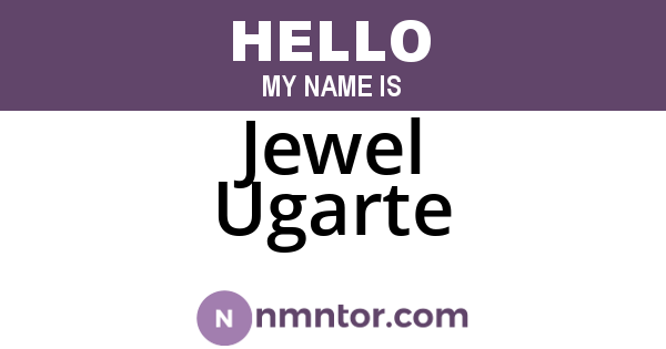 Jewel Ugarte