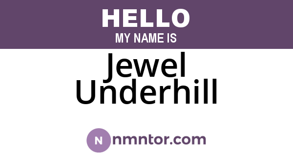Jewel Underhill