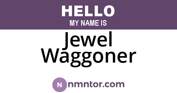 Jewel Waggoner