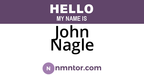 John Nagle