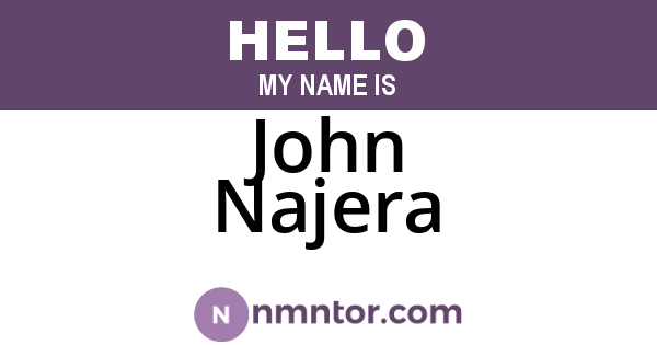 John Najera