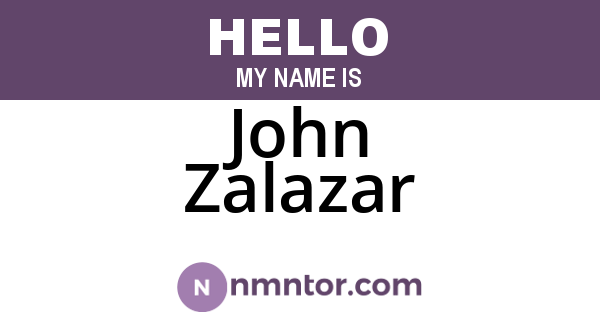 John Zalazar