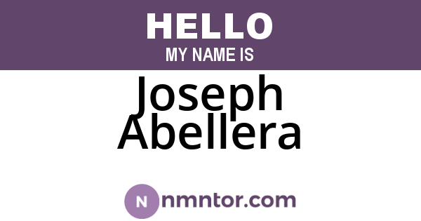 Joseph Abellera