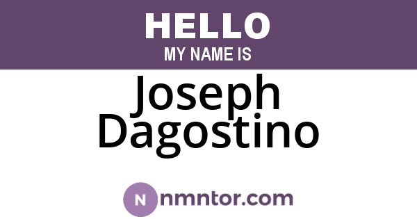 Joseph Dagostino