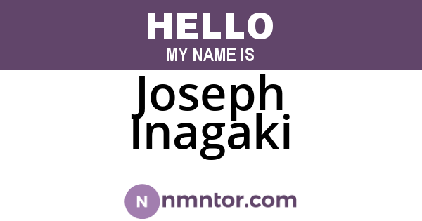 Joseph Inagaki