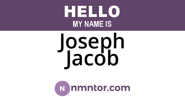 Joseph Jacob