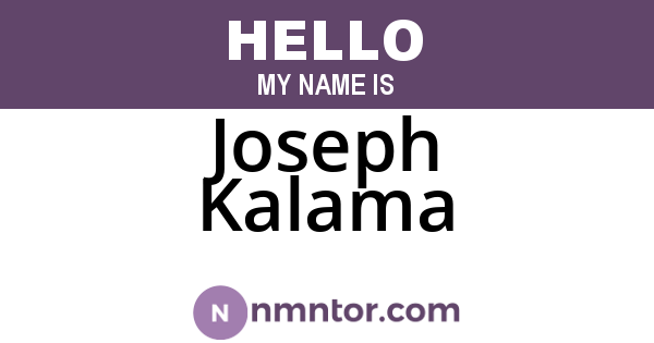 Joseph Kalama