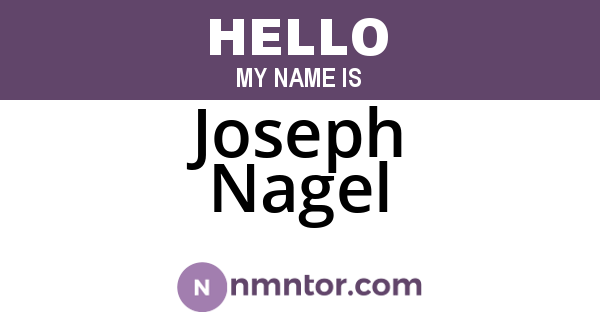 Joseph Nagel