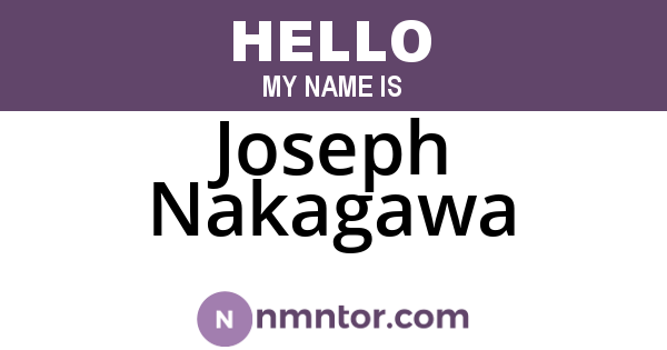 Joseph Nakagawa