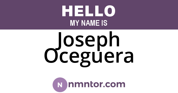 Joseph Oceguera