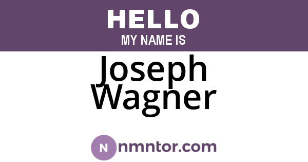 Joseph Wagner