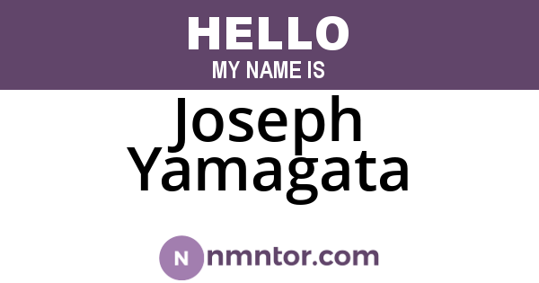 Joseph Yamagata