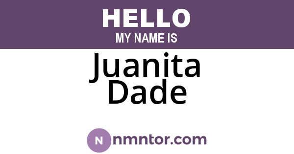Juanita Dade