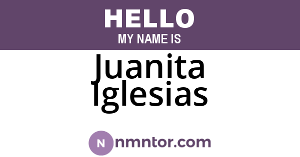 Juanita Iglesias