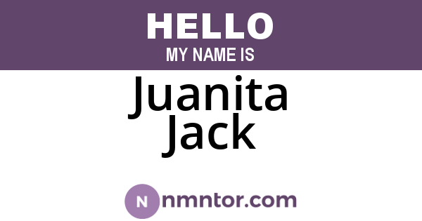 Juanita Jack
