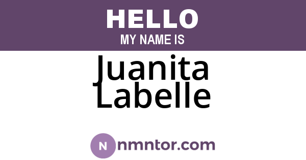 Juanita Labelle
