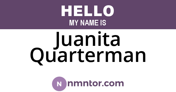 Juanita Quarterman