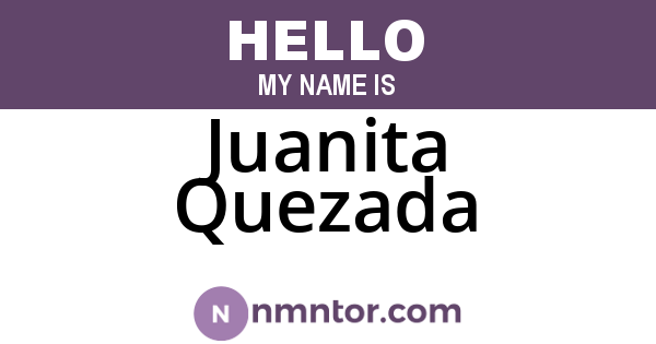 Juanita Quezada