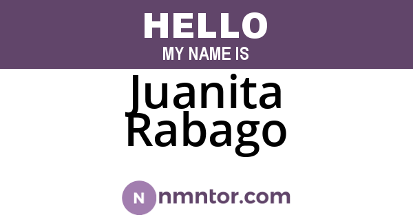 Juanita Rabago