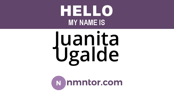 Juanita Ugalde