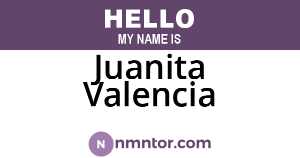 Juanita Valencia