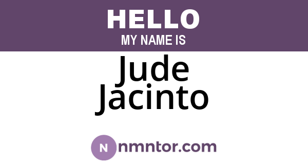 Jude Jacinto