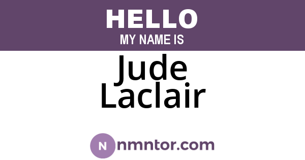 Jude Laclair