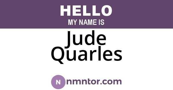 Jude Quarles