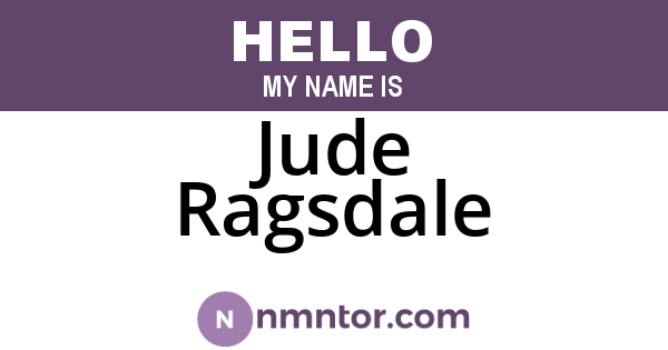 Jude Ragsdale