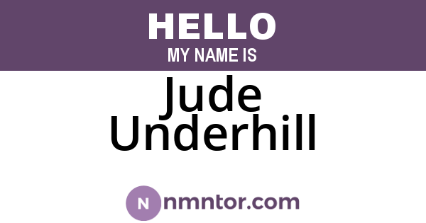 Jude Underhill