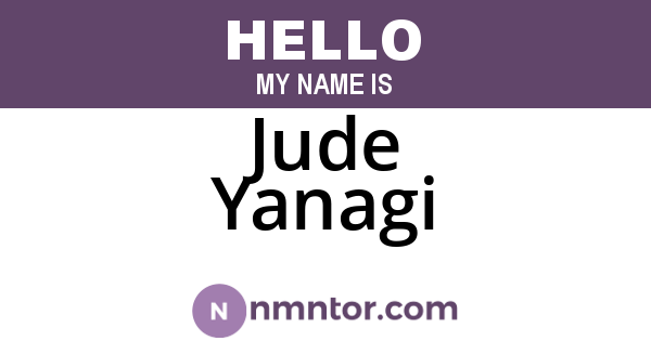Jude Yanagi