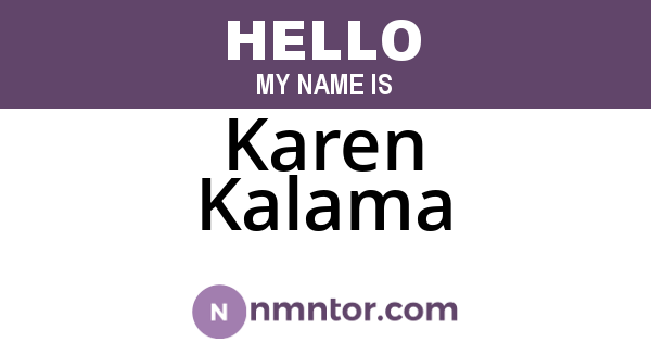 Karen Kalama