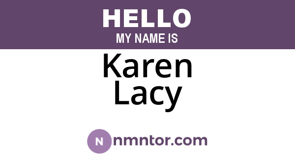 Karen Lacy