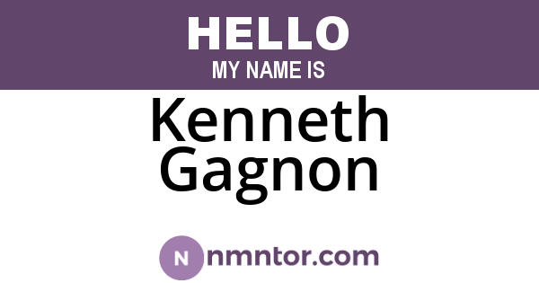 Kenneth Gagnon