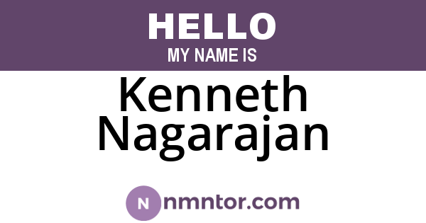 Kenneth Nagarajan
