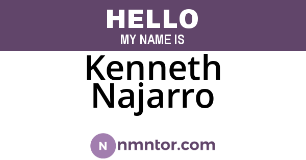 Kenneth Najarro
