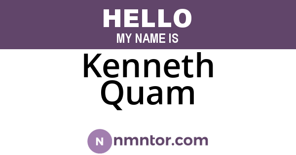 Kenneth Quam