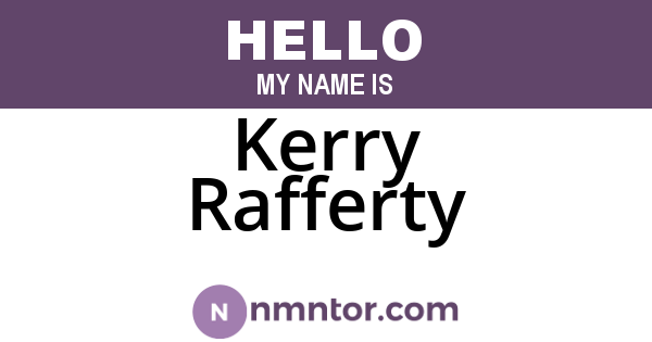 Kerry Rafferty