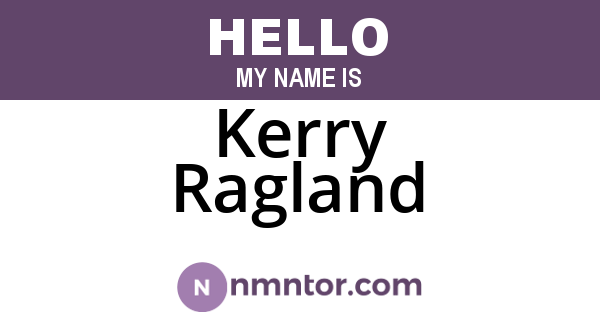 Kerry Ragland